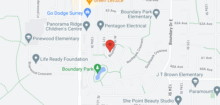 map of 108 6109 W BOUNDARY DRIVE